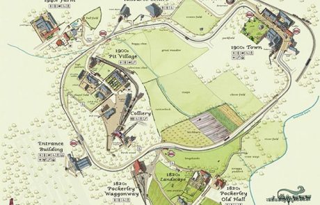 The map of Beamish